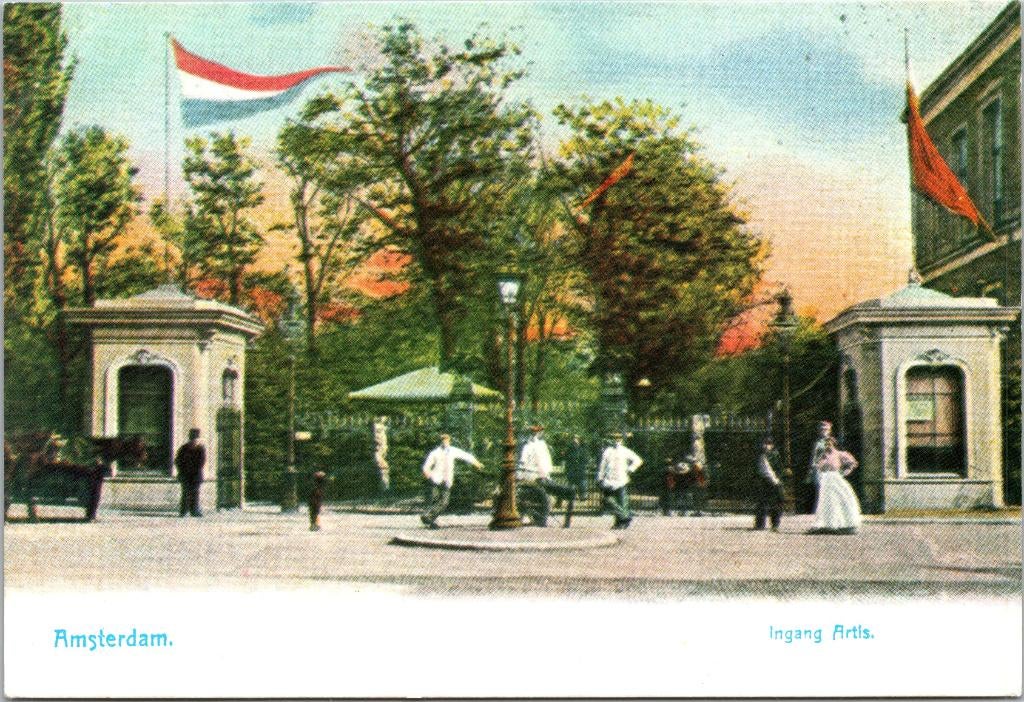 Amsterdam Artis - 9 ansichtkaarten, Verzenden, Voor 1920, Gelopen, Noord-Holland