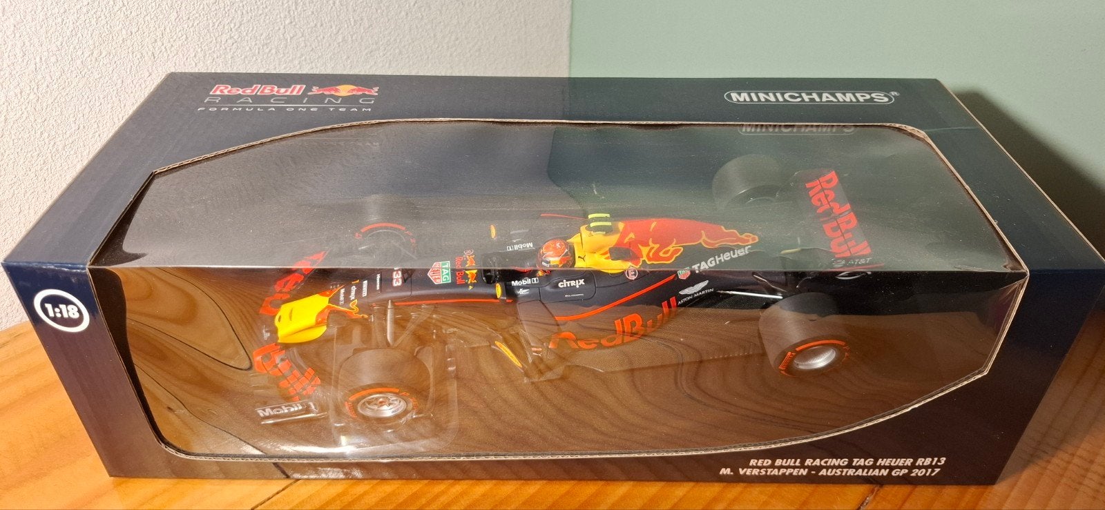 Max Verstappen schaalmodel Australian GP 2017 RB13, Ophalen of Verzenden, Nieuw, Formule 1