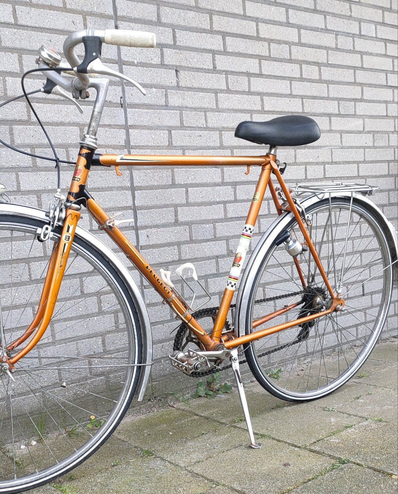 Vintage Racefiets Peugeot Oldtimer, 59 cm of meer, Ophalen, Velgrem, PEUGEOT