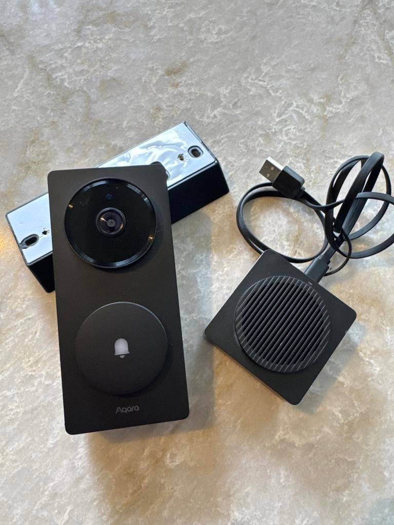 Aqara Smart Video Deurbel G410 - Draadloos met Camera, Huis en Inrichting, Deurbellen, Ophalen of Verzenden, Bewegingsdetectiesensor