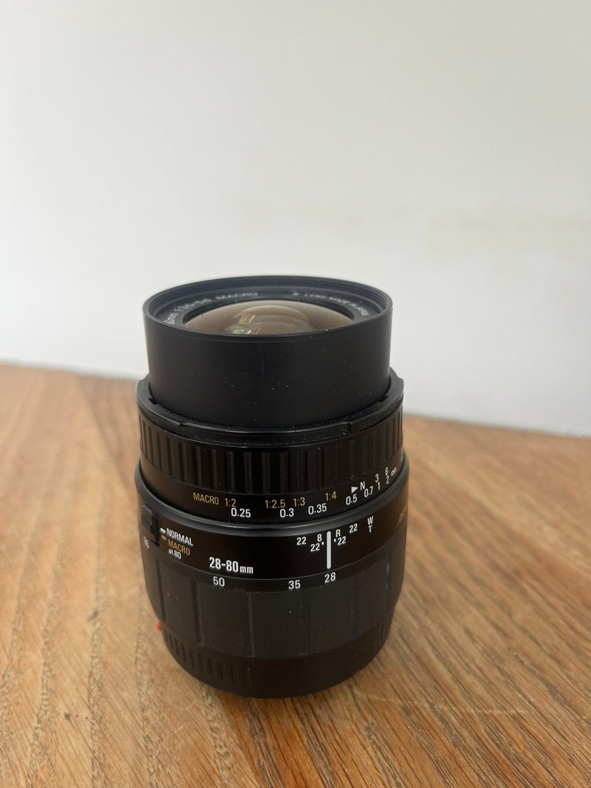 Sigma Zoom 28-80mm f/3.5-5.6 Macro Aspherical v. Minolta AF, Ophalen of Verzenden, Zo goed als nieuw, Standaardlens, Zoom