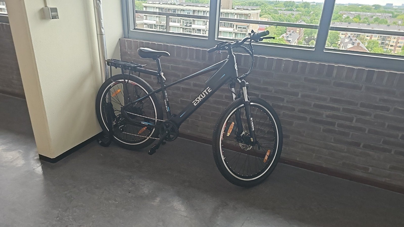 mooie elektrische fiets met een oude accu en een nieuwe accu, Fietsen en Brommers, Ophalen, Gebruikt