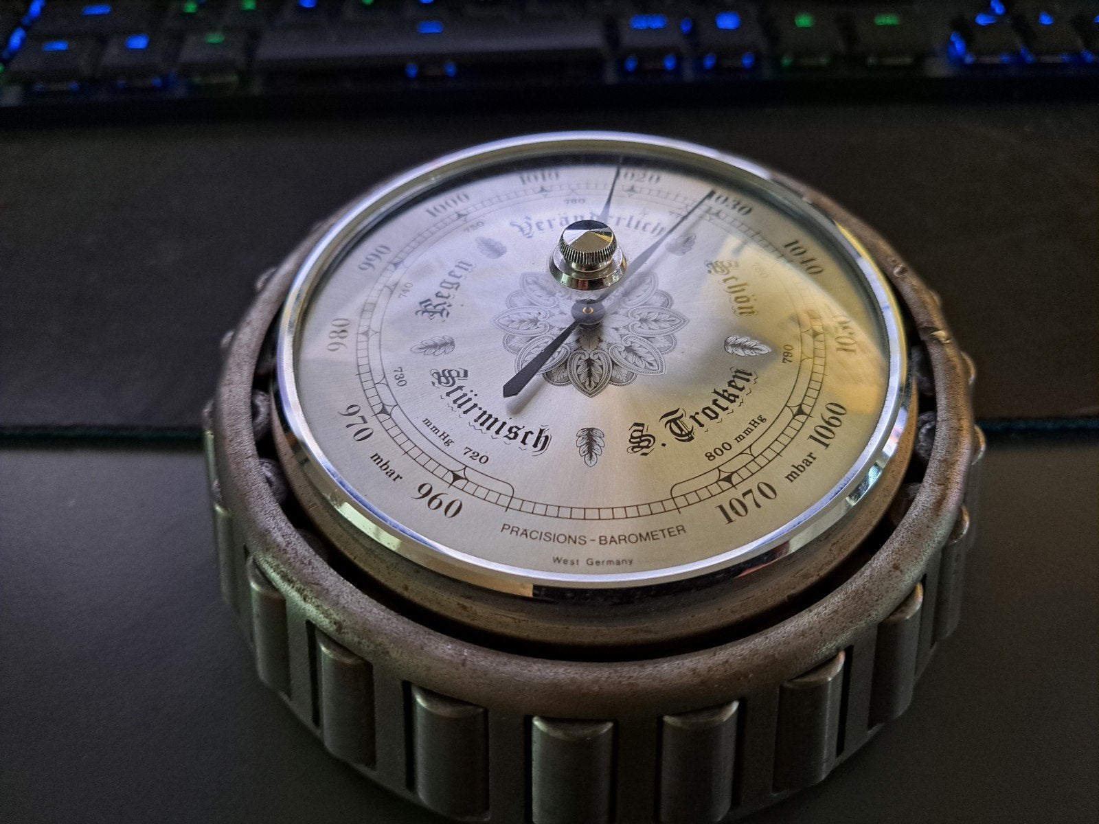 Vintage Scheeps Barometer West Duitsland, Ophalen of Verzenden, Gebruikt, Barometer