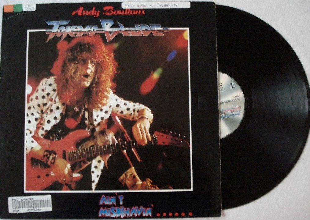 Tokyo Blade - Ain't misbehavin', LP, Gebruikt, Ophalen of Verzenden, 12 inch