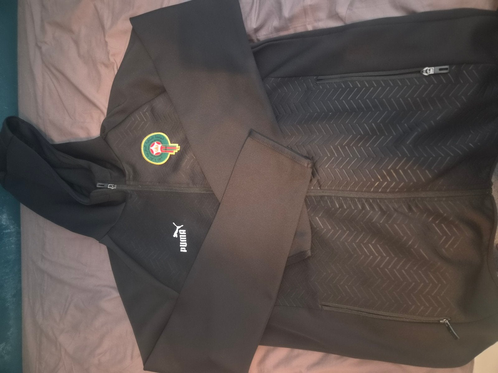 Puma Marokko Trainingspak - Zwart, Ophalen, Puma, Maat 48/50 (M), Zwart