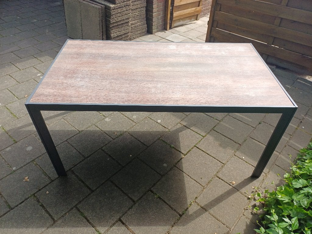 Tuintafel, Tuin en Terras, Tuintafels, Ophalen, Gebruikt, Rechthoekig, Overige materialen