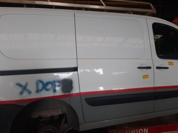 Schuifdeur rechts van een Citroen Jumpy, Gebruikt, Deur, -, Ophalen of Verzenden