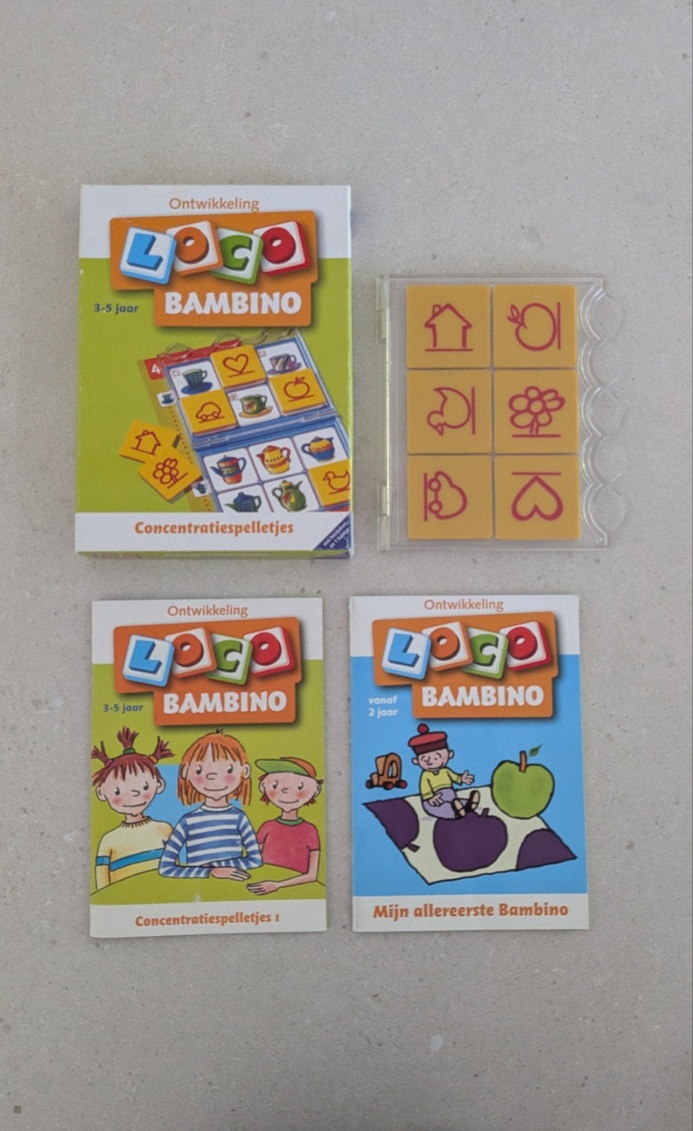 Mini Loco Bambino Mijn eerste Bambino & Concentratiespelletj, Ophalen of Verzenden, Zo goed als nieuw, Puzzelen