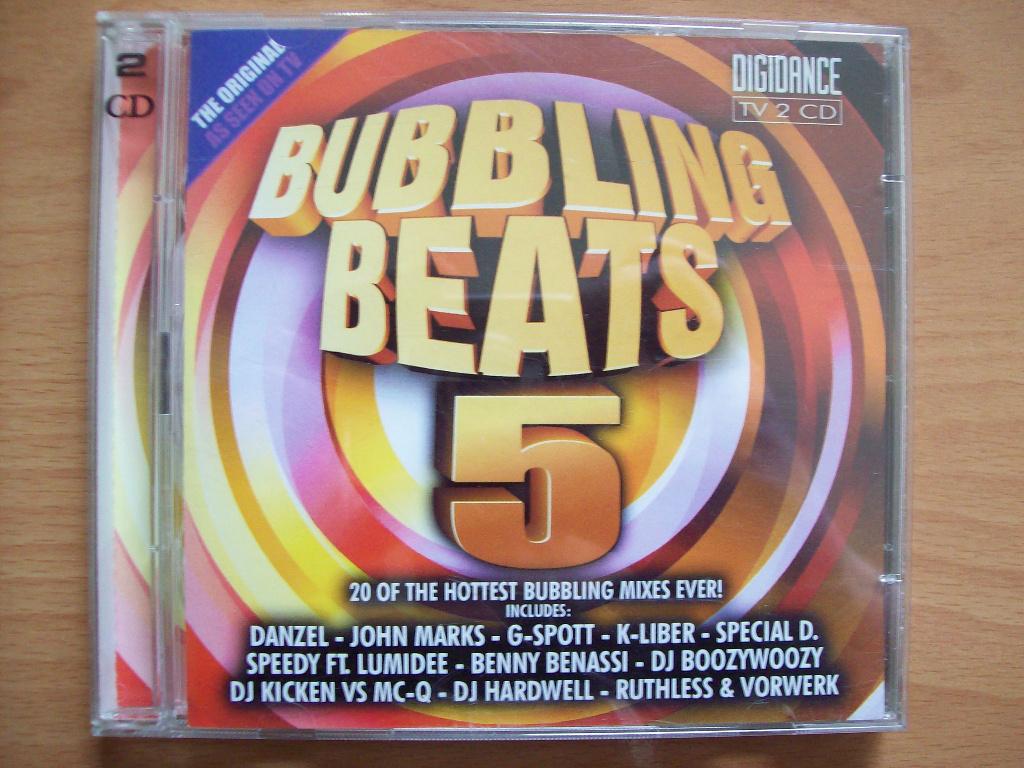 Bubbling Beats 5 (2-CD) G-Spott, Benny Benassi, Hardwell,, Cd's en Dvd's, Ophalen of Verzenden, Zo goed als nieuw, Overige genres
