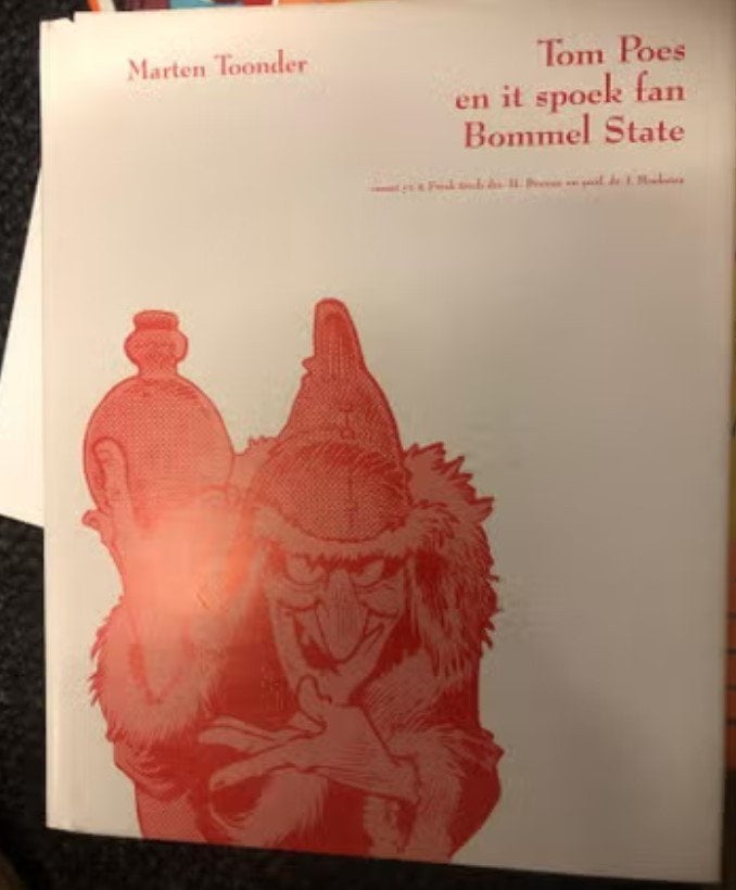 Tom Poes en it spoek fan Bommel State Hardcover bla, Eén stripboek, Ophalen of Verzenden, Zo goed als nieuw