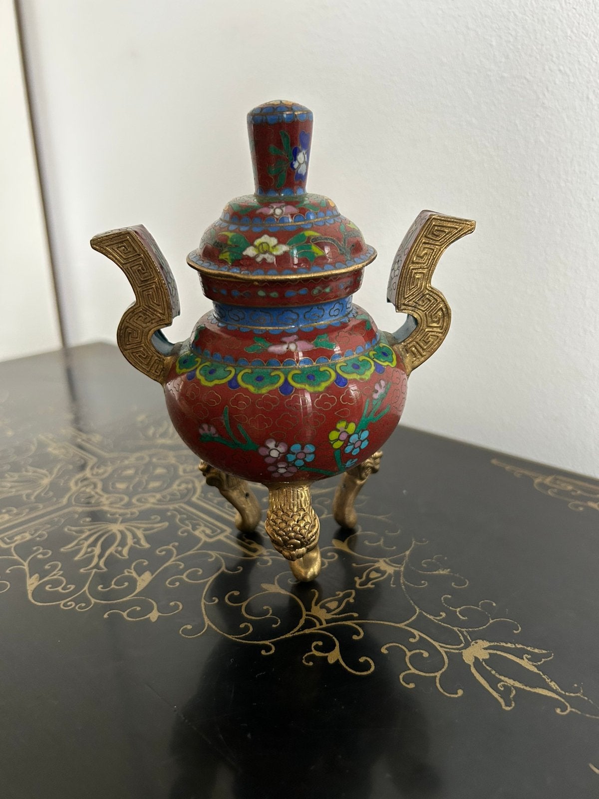 Cloisonné wierookbrander, Antiek en Kunst, Ophalen of Verzenden