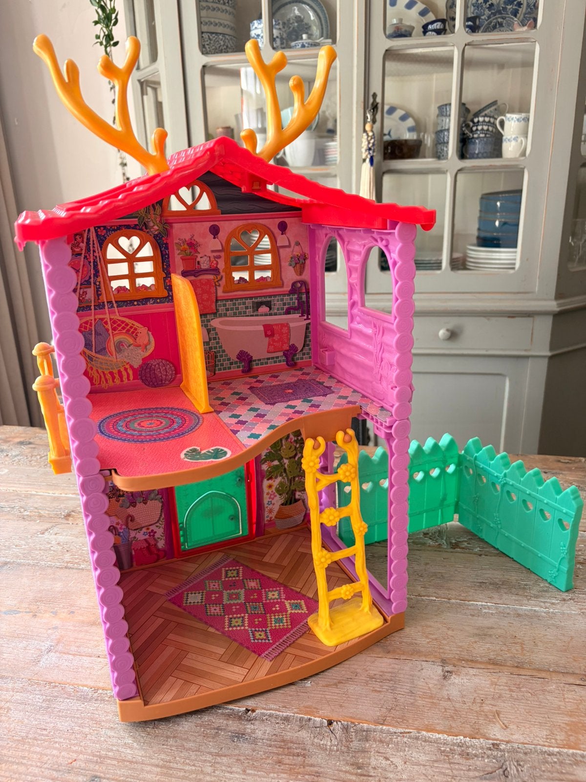 Speelhuisje voor speelfiguurtjes, Verzamelen, Poppetjes en Figuurtjes, Ophalen, Gebruikt