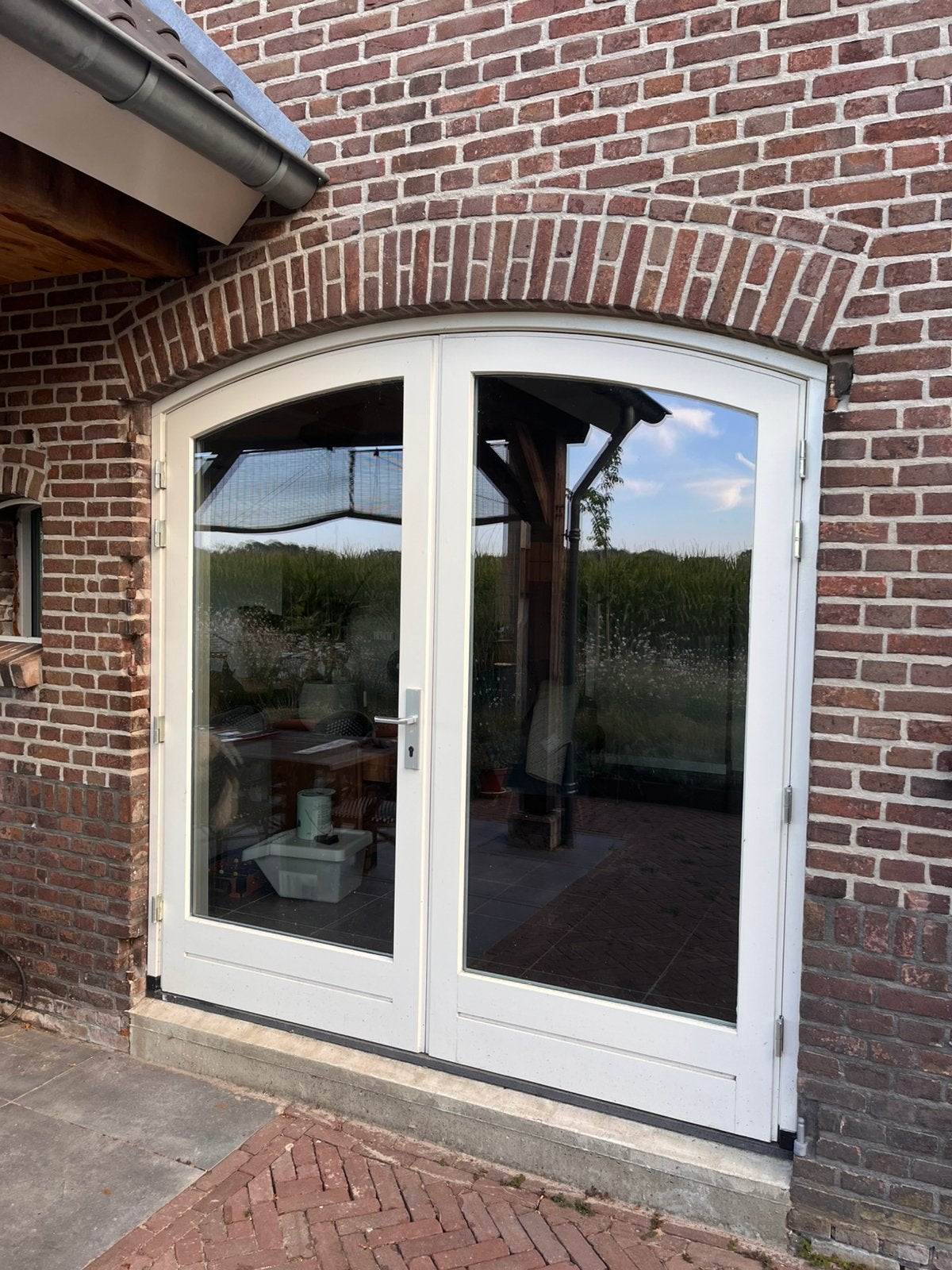 Openslaande getoogde deuren 54mm, Doe-het-zelf en Verbouw, Ophalen, Gebruikt, Deurkozijn, 150 tot 225 cm