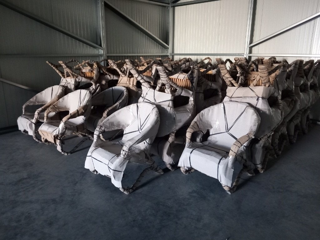 VOORRAAD aanbieding Rotan Stoel 4 voor 199 euro tm 21 juni, Ophalen, Overige kleuren, Nieuw, Riet of Rotan