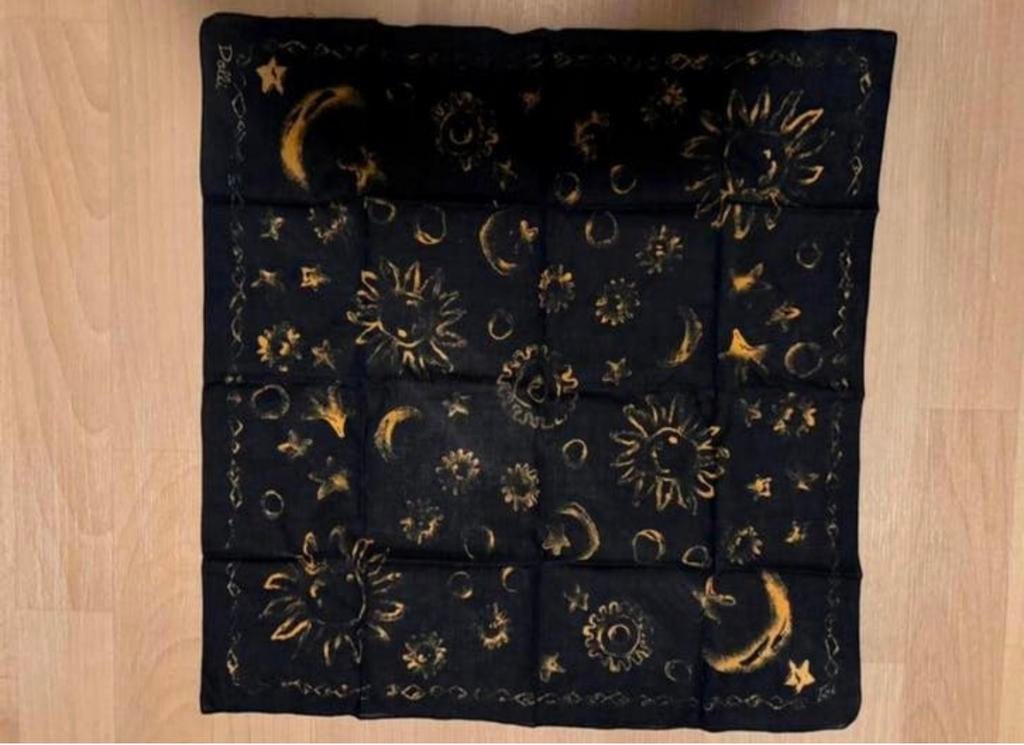 Zwarte bandana / hoofddoek / sjaaltje, Ophalen of Verzenden, Nieuw, Sjaal