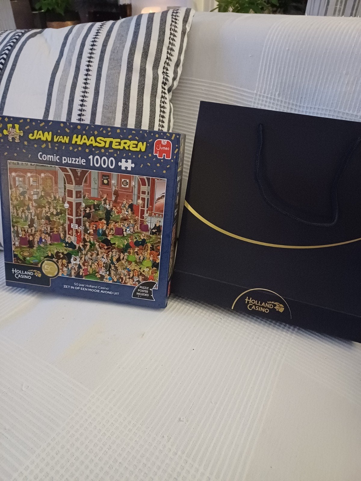 Jan van Haasteren Comic Puzzel Holland Casino 1000 stukjes, Ophalen of Verzenden, 500 t/m 1500 stukjes, Nieuw, Legpuzzel
