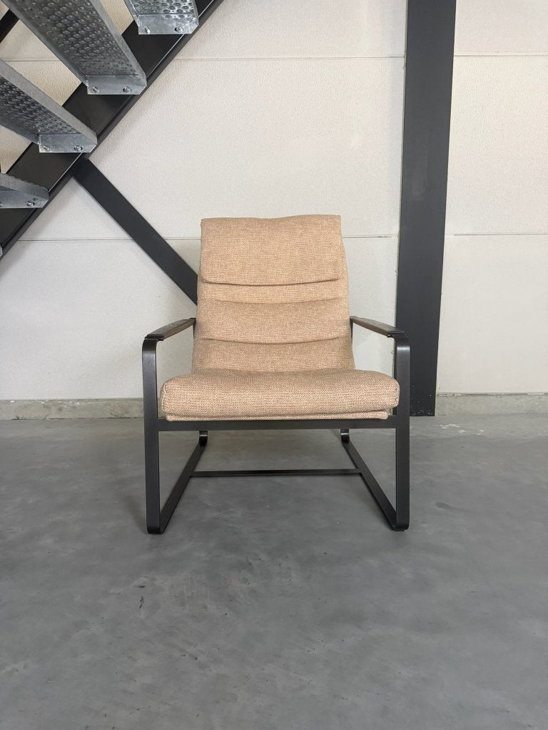 Leolux Indra fauteuil – nieuwstaat, Ophalen, Pode Jori Harvink Gelderland, 75 tot 100 cm, Zo goed als nieuw