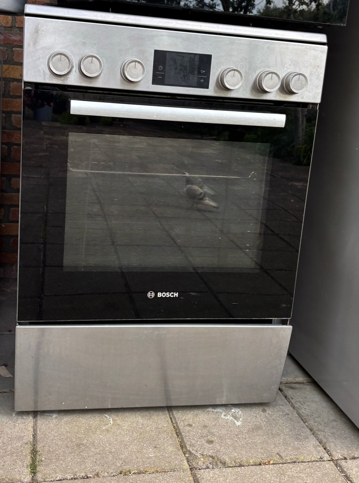 Bosch Vrijstaand Gasfornuis met Oven - Gebruikt, Ophalen, Gebruikt, 60 cm of meer, Grill