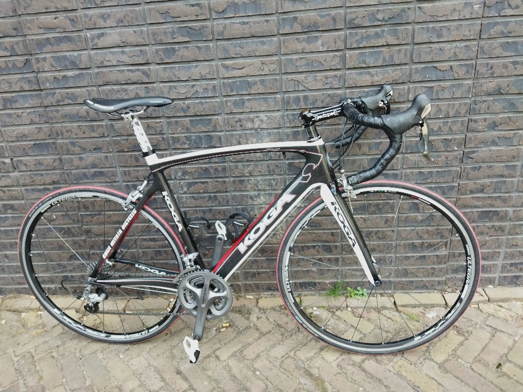 Koga Kimra Road Full Carbon Dames en Heren Maat 54, 28 inch, Carbon, Zo goed als nieuw, Meer dan 20 versnellingen