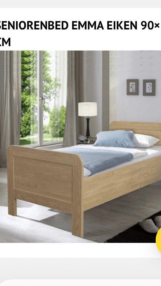 Senioren stevig bed met dik matras gratis ophalen, Huis en Inrichting, Slaapkamer | Bedden, Ophalen, Gebruikt, 90 cm, Eenpersoons