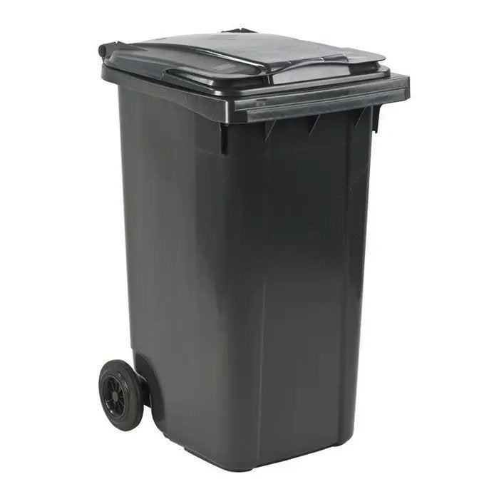 grijze rolcontainer afvalcontainer  kliko.  +_140 liter., Huis en Inrichting, Ophalen, Kunststof, Gebruikt, 40 liter of meer