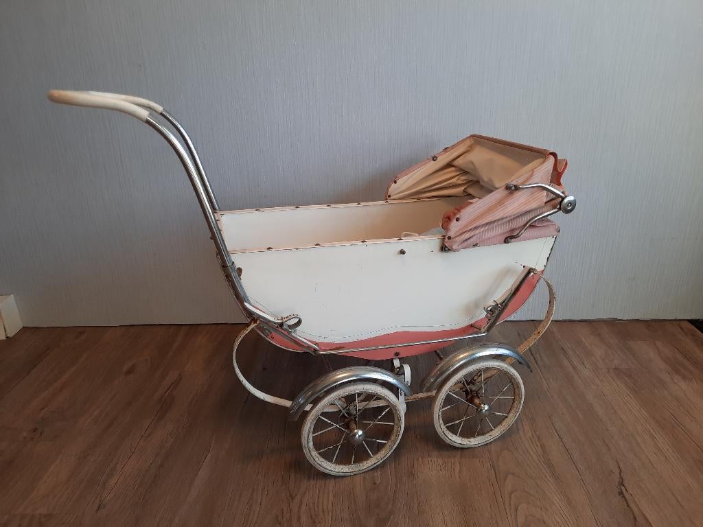 VINTAGE POPPENWAGEN, Ophalen, Gebruikt, Overige typen