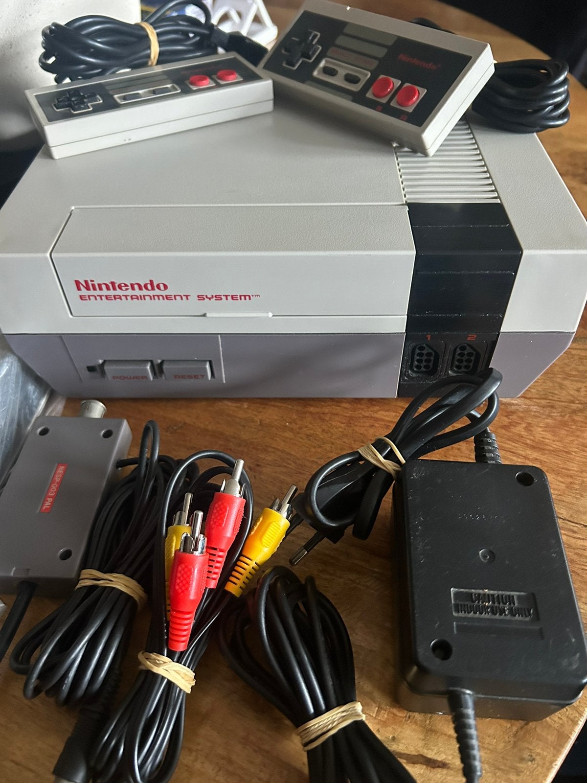 Nintendo nes, Ophalen of Verzenden, Gebruikt, Met 2 controllers