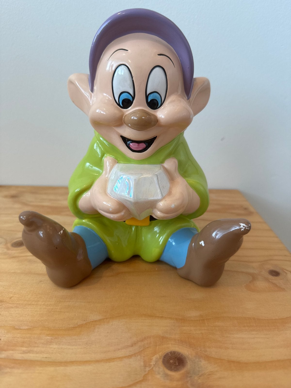 Dopey spaarpot - Disney Sneeuwwitje en de Zeven Dwergen, Verzamelen, Disney, Ophalen, Sneeuwwitje of Doornroosje, Zo goed als nieuw