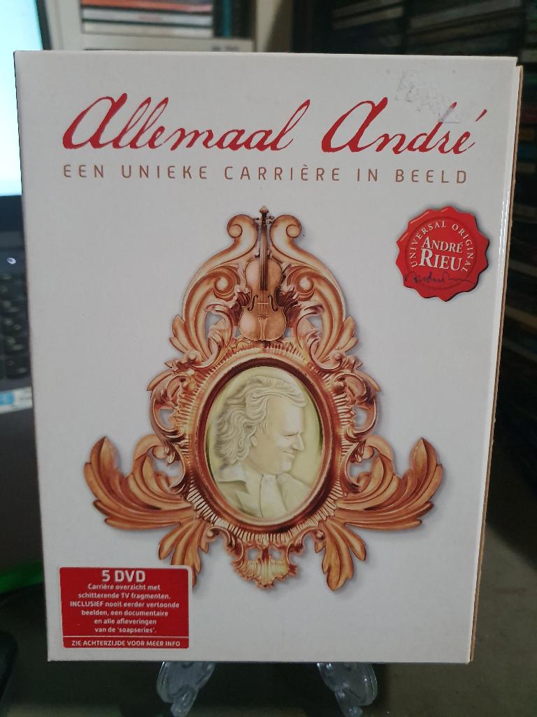Allemaal André Rieu 5 dvd box een unieke carrière in beeld, Alle leeftijden, Ophalen, Zo goed als nieuw
