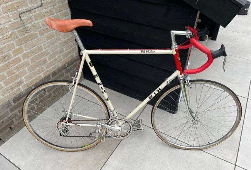 RIH racefiets stalen frame 63 cm framemaat, Fietsen en Brommers, 28 inch, Gebruikt, Heren, 61 tot 65 cm