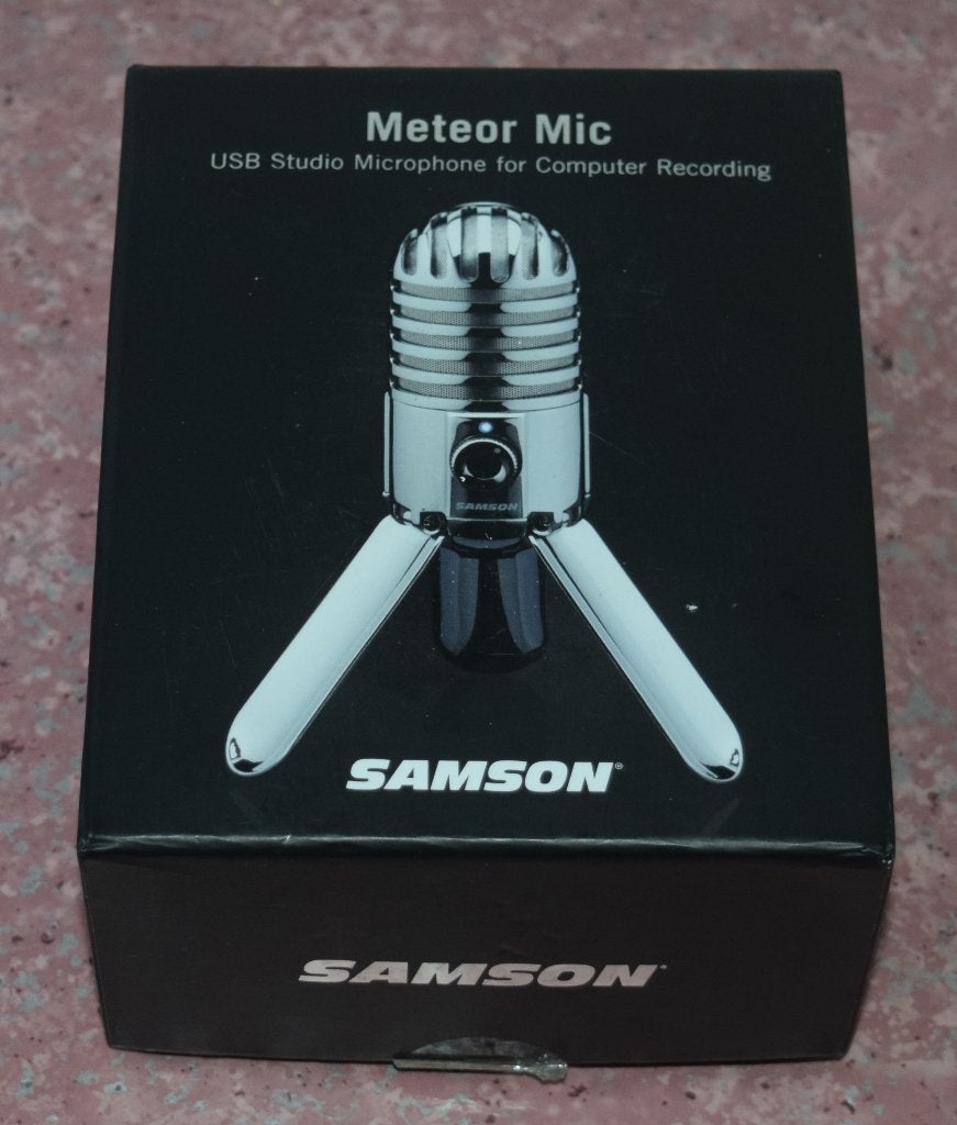 Samson Meteor Mic te koop, Ophalen of Verzenden, Gebruikt, Studiomicrofoon