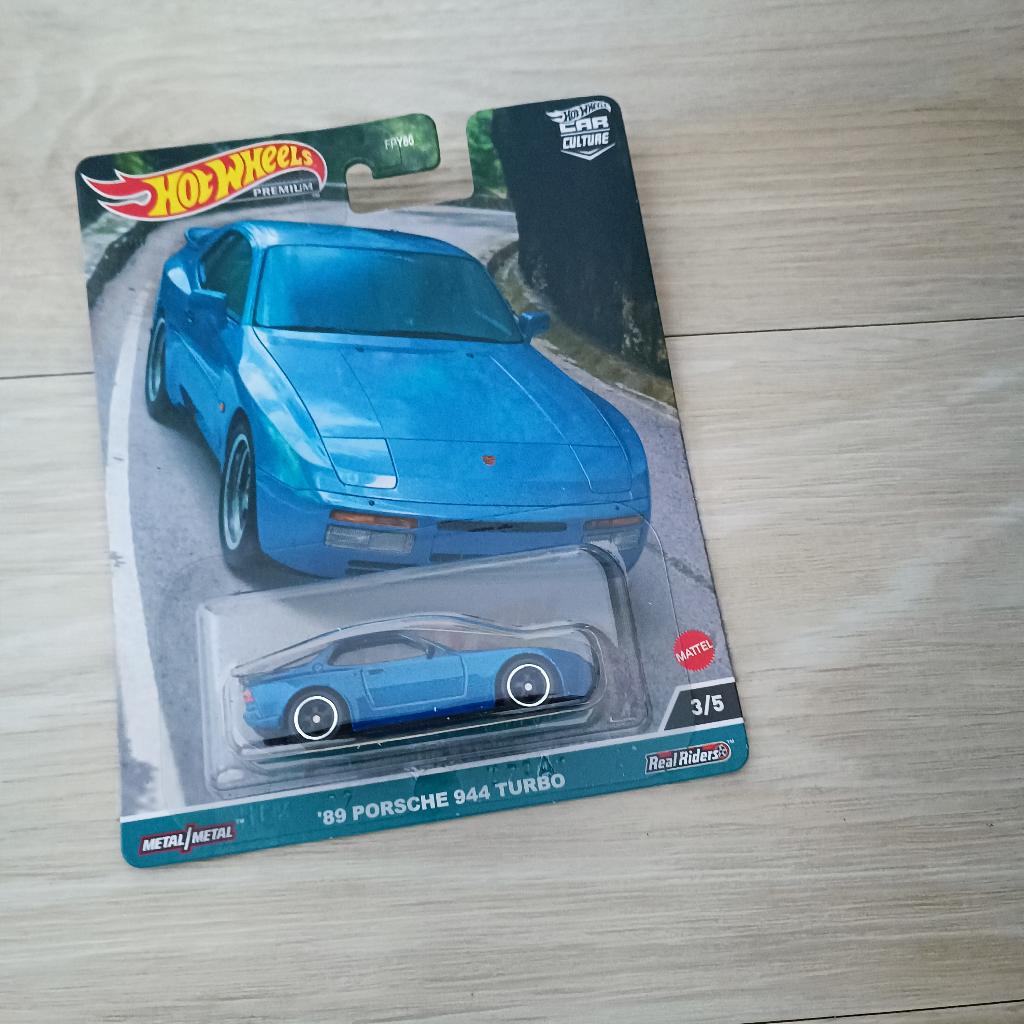 Hot Wheels car culture '89 Porsche 944 turbo blauw, Ophalen of Verzenden, Nieuw, Auto