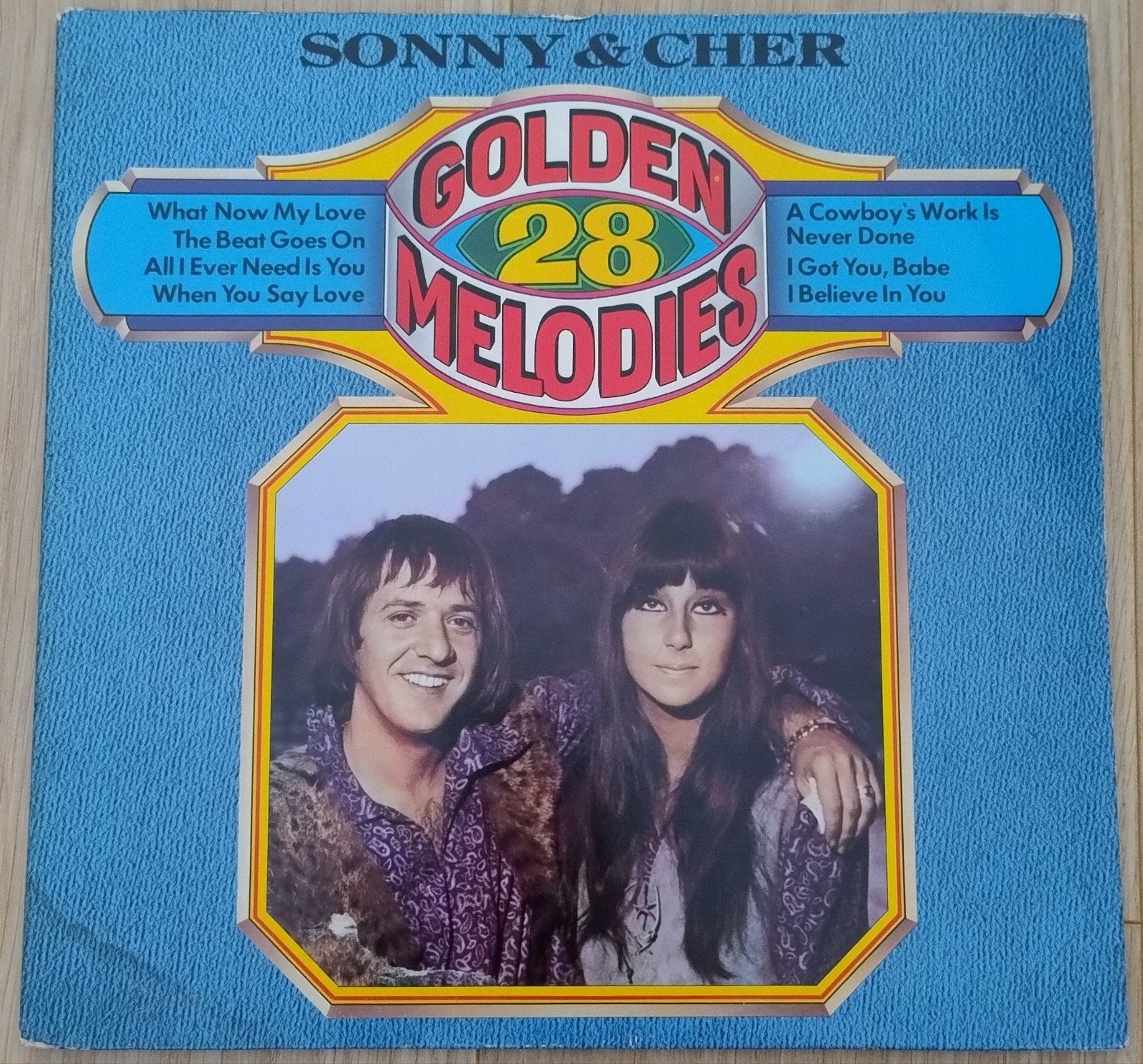 Sonny & Cher LP - Golden 28 Melodies Greatest hits 2LP, LP, Gebruikt, Pop, Ophalen of Verzenden