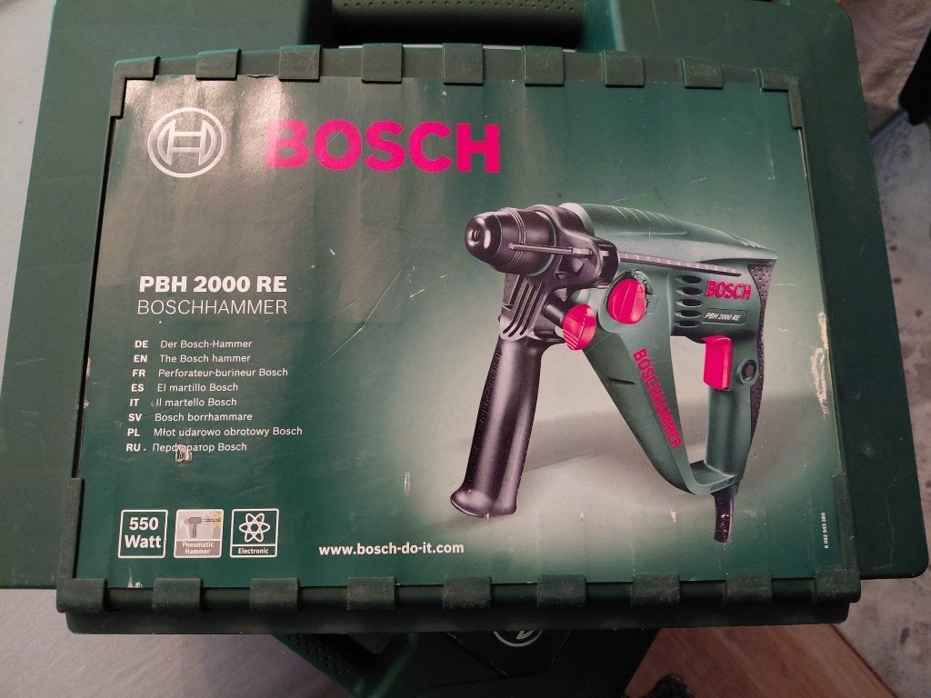 Boormachine, Ophalen, Boormachine