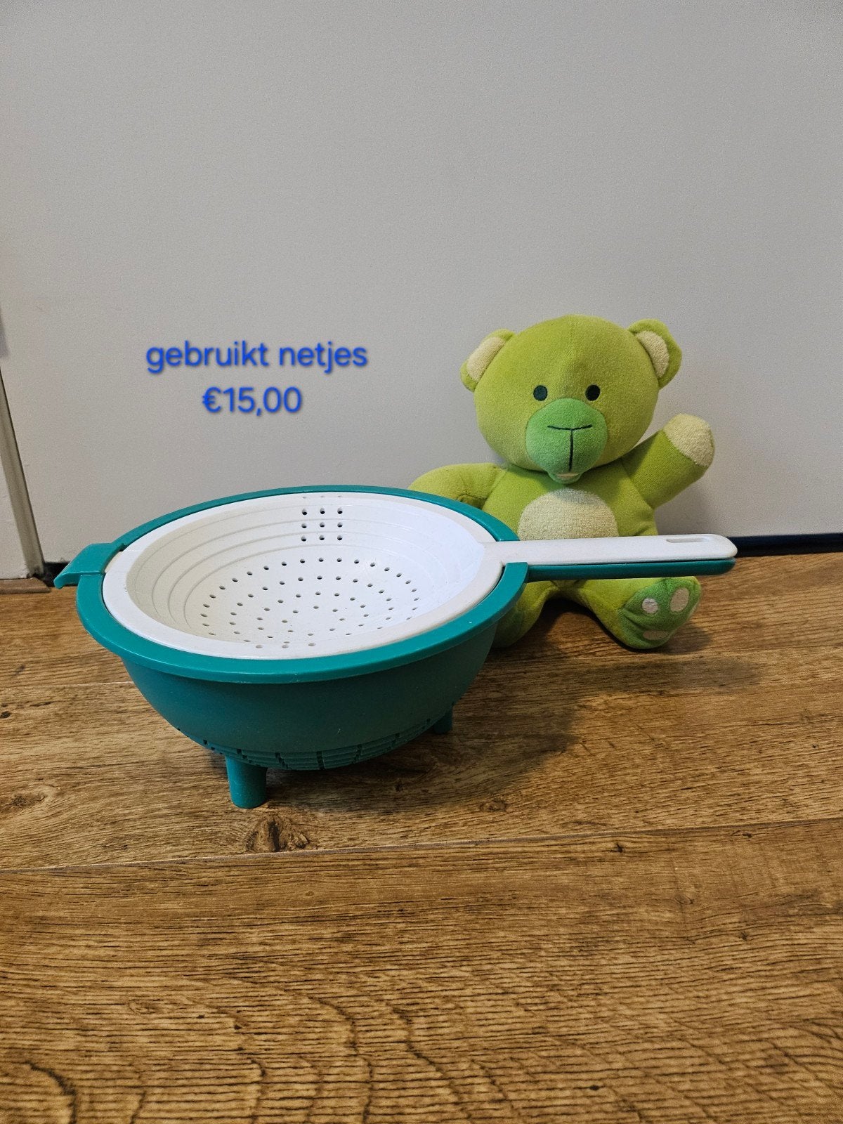 Tupperware duo vergiet groen wit, Ophalen of Verzenden, Gebruikt, Groen, Overige typen