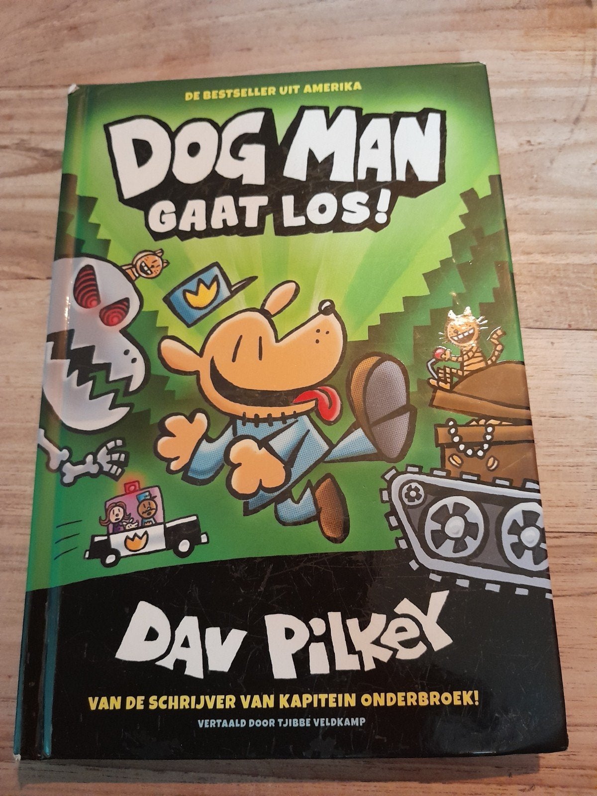 Dog Man Gaat Los! - Dav Pilkey (Zo goed als nieuw), Ophalen of Verzenden, Gelezen, Dav Pilkey, Fictie algemeen