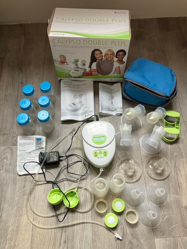 Ardo Calypso Double Plus Borstkolf met accessoires, Ophalen of Verzenden, Zo goed als nieuw, Borstkolf