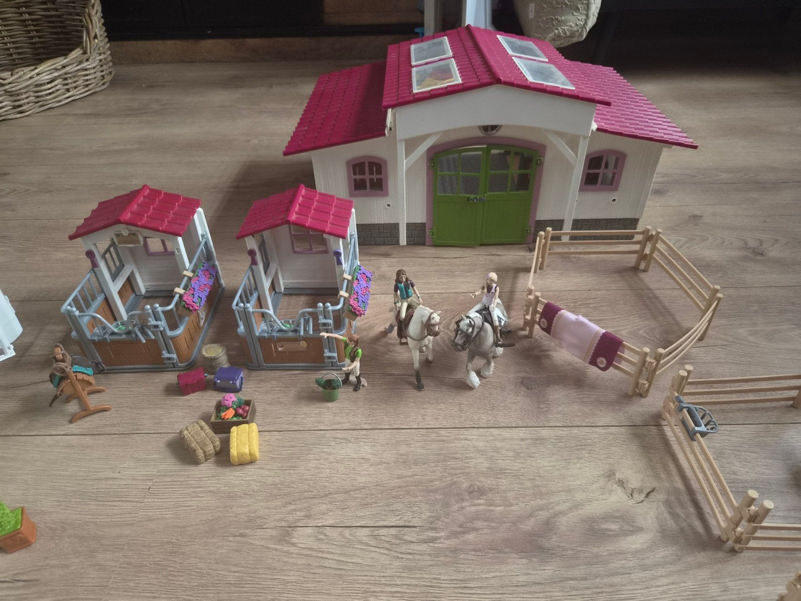 schleich paarden collectie, Ophalen, Gebruikt