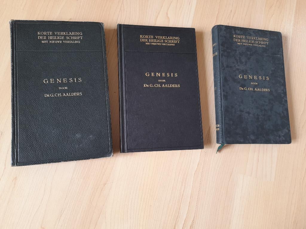 KORTE VERKLARING DER HEILIGE SCHRIFT OT GENESIS 3 delen, Boeken, Godsdienst en Theologie, Ophalen of Verzenden, Gelezen