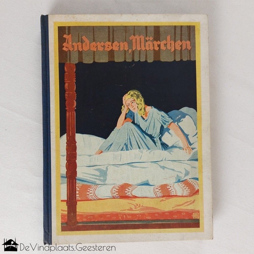 Andersen - antiek sprookjesboek - prachtige band en illustr., Boeken, Sprookjes en Fabels, Ophalen of Verzenden, Zo goed als nieuw