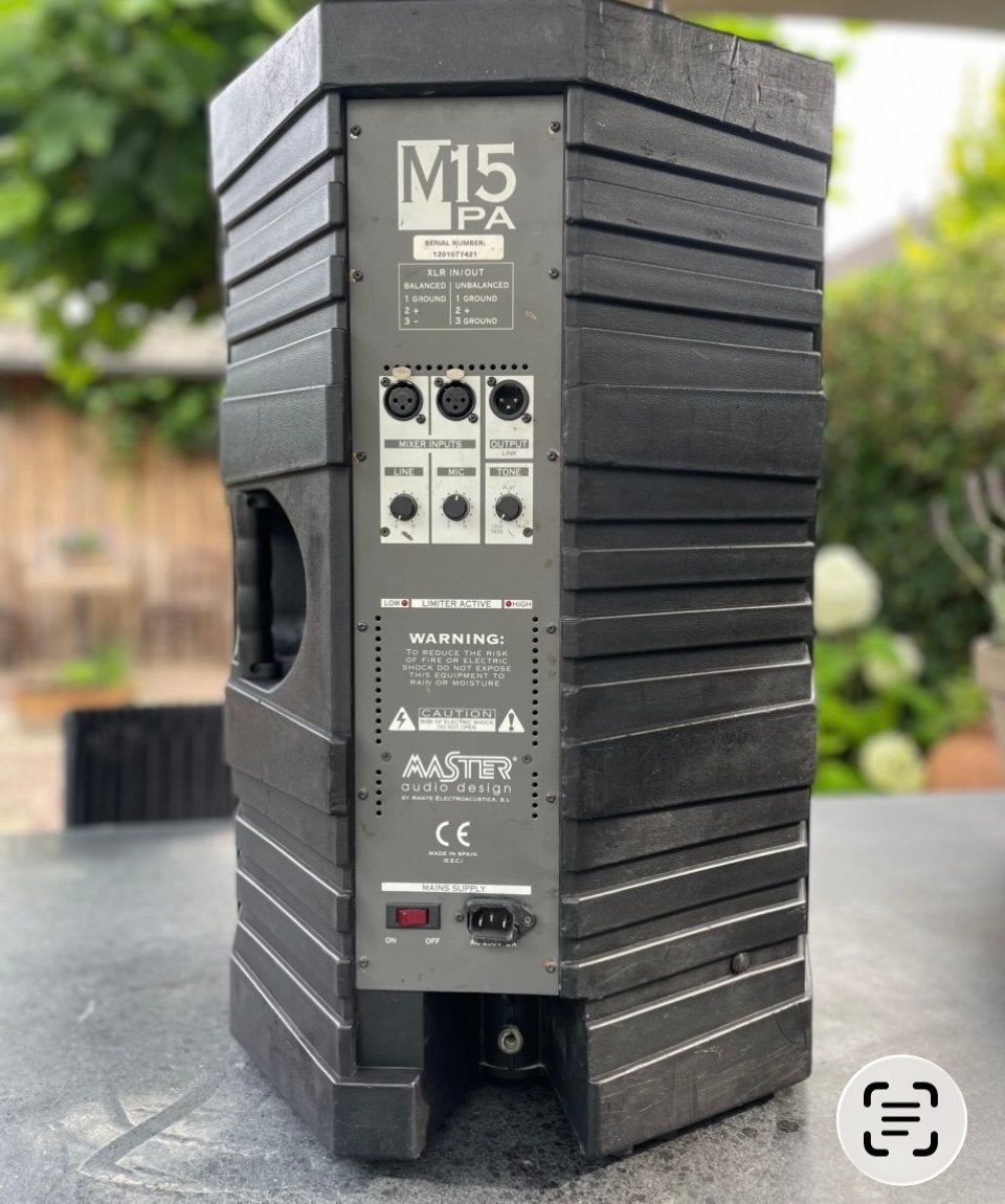 Master M15PA Audio design, Ophalen, Gebruikt, Overige typen, Overige merken