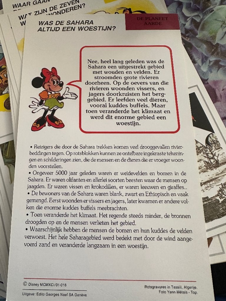 Disney vintage educatie, Ophalen of Verzenden, Overige figuren, Zo goed als nieuw, Beeldje of Figuurtje