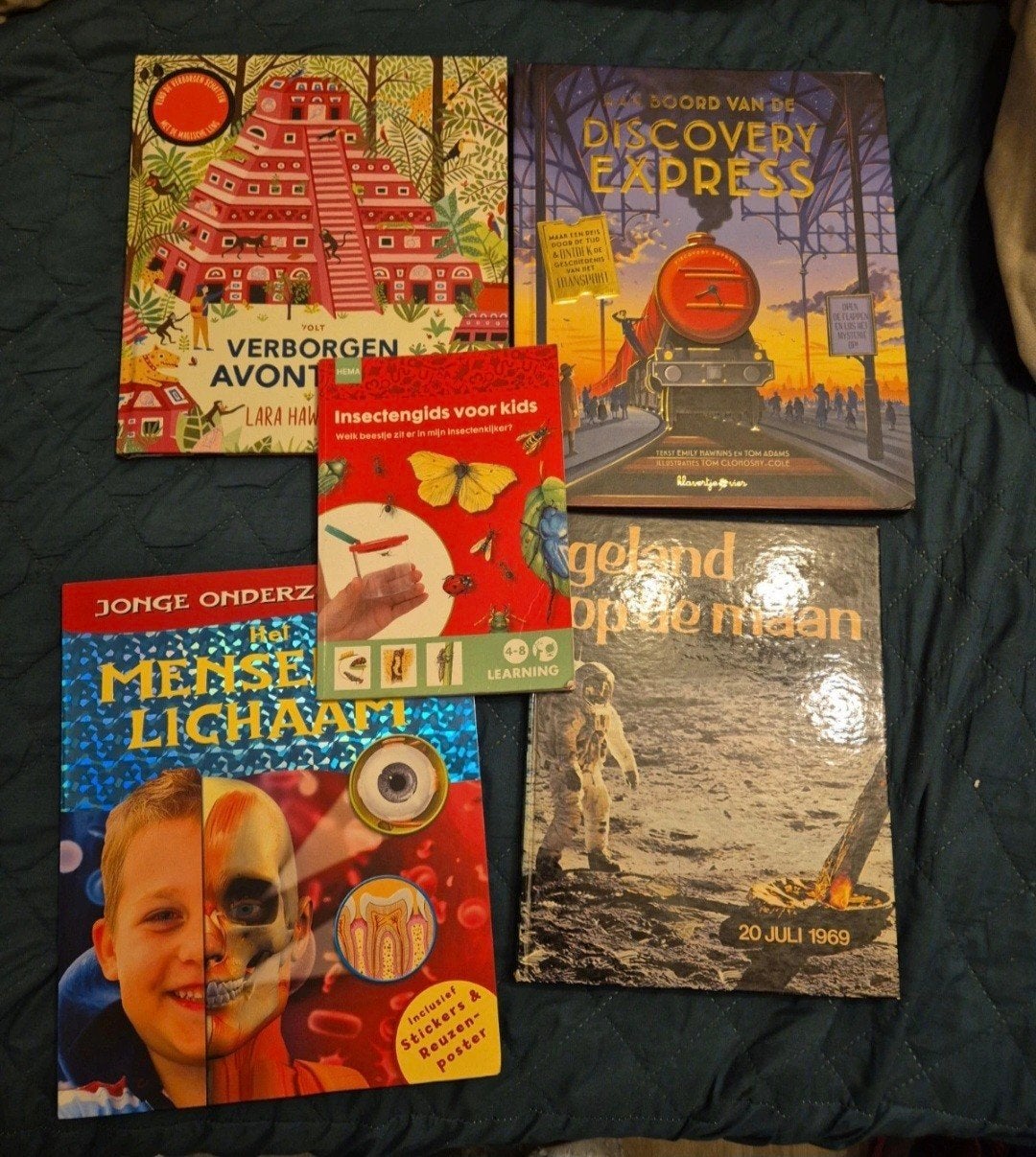 5x Kinderboeken: Avontuur, Wetenschap & Geschiedenis, Boeken, Ophalen of Verzenden, Gelezen, Diverse auteurs, Non-fictie
