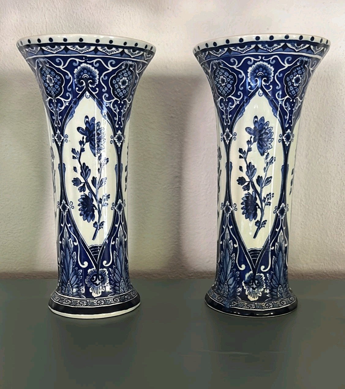 Delfts blauwe vazen, Antiek en Kunst, Antiek | Vazen, Ophalen of Verzenden