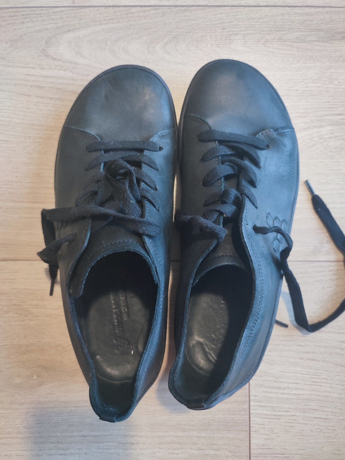 Barefoot schoenen (echt leer), Zwart, Ophalen of Verzenden, Vivo Barefoot, Sneakers of Gympen