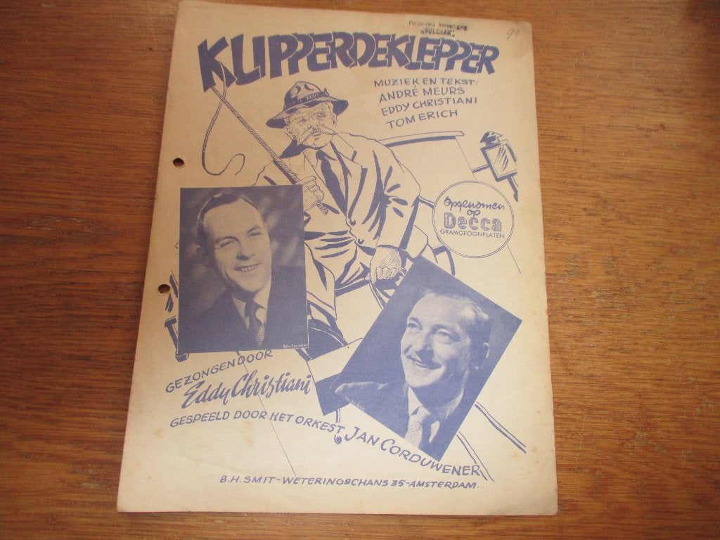 KLIPPERDEKLEPPER, Muziek en Instrumenten, Gebruikt, Ophalen of Verzenden, Artiest of Componist, Populair
