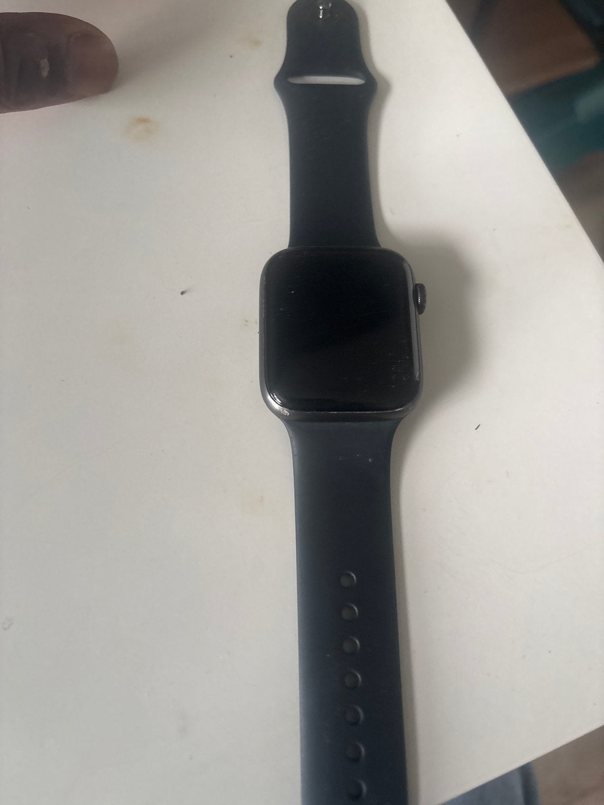 Apple Watch Series 4 GPS 44mm SpacegrijsAluminium, Zwart, IOS, Ophalen of Verzenden, Waterdicht