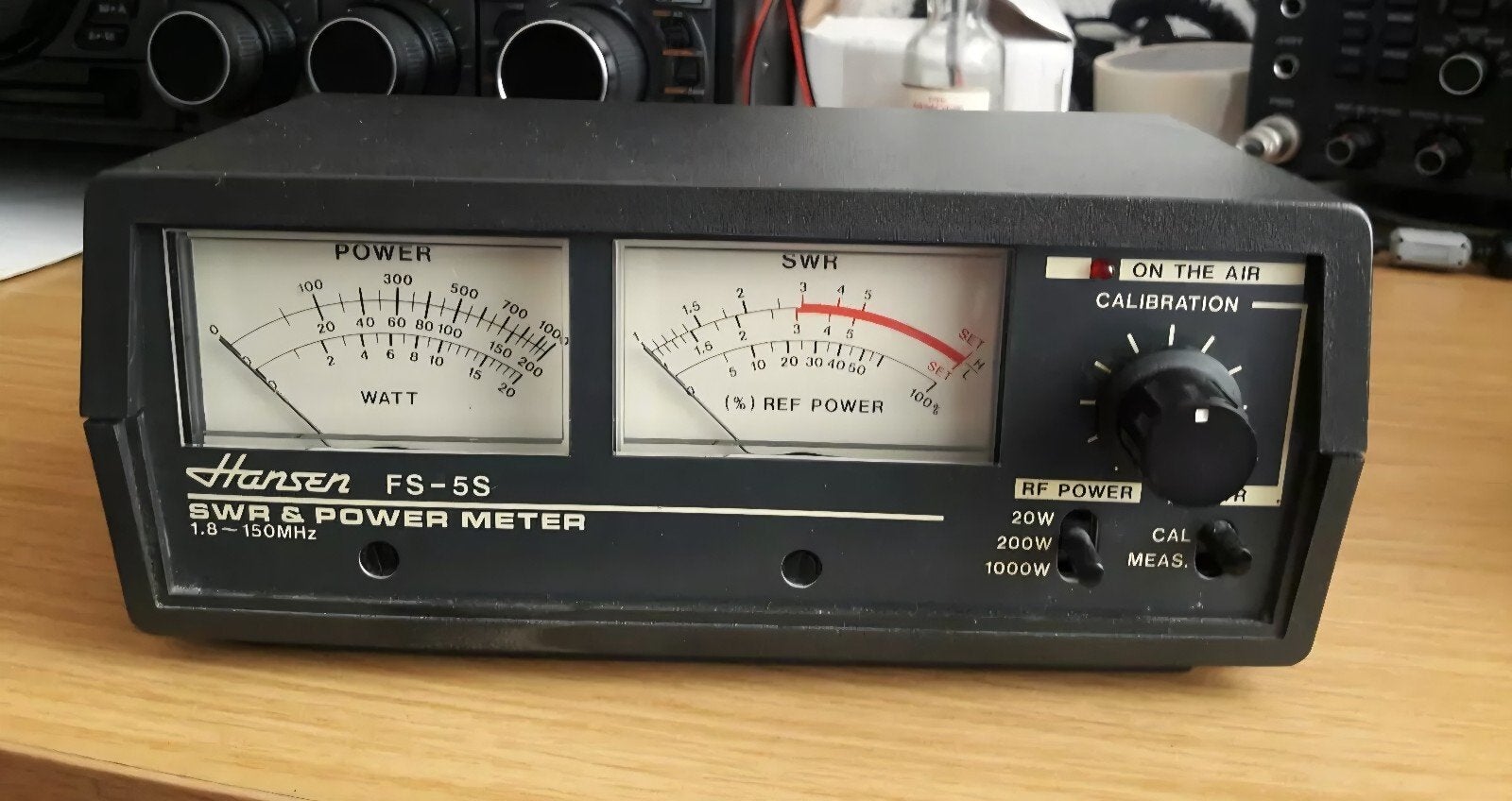 Hansen FS-5S SWR Power Meter, Telecommunicatie, Zenders en Ontvangers, Ophalen of Verzenden, Zo goed als nieuw, Zender en Ontvanger