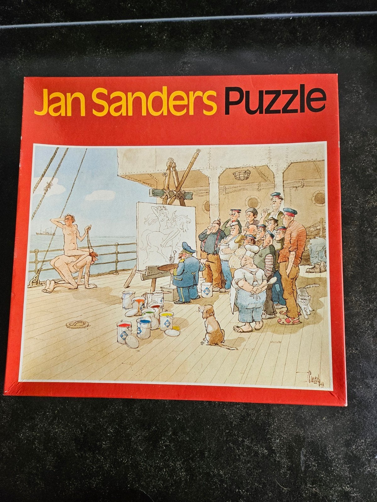 Jan Sanders puzzle (1000 stukjes), Ophalen of Verzenden, 500 t/m 1500 stukjes, Zo goed als nieuw