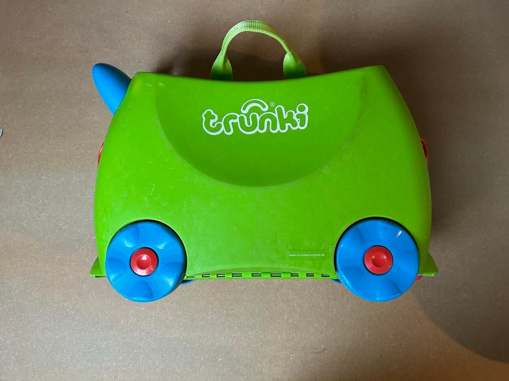 Groene Trunki kinderkoffer, Ophalen of Verzenden, Gebruikt
